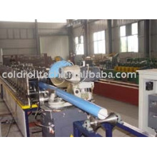 Downspout roll forming machine